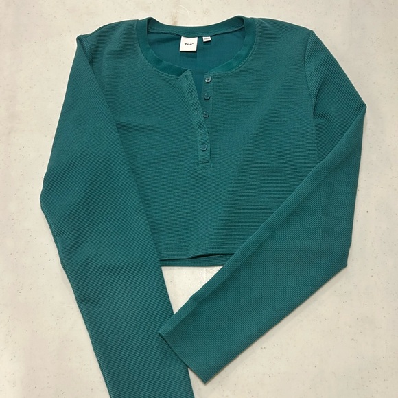 Aritzia Tna Green Long sleeve Size L - Picture 1 of 1